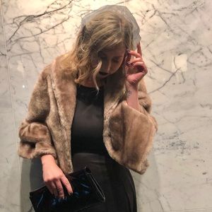 Vintage faux fur stole from 1950/60’s